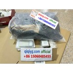 qiqiyg.com christian louboutin spikes flat slide sandal grey leather with silver pyramid studs iconic red sole 2026 rock luxe edgy summer statement footwear